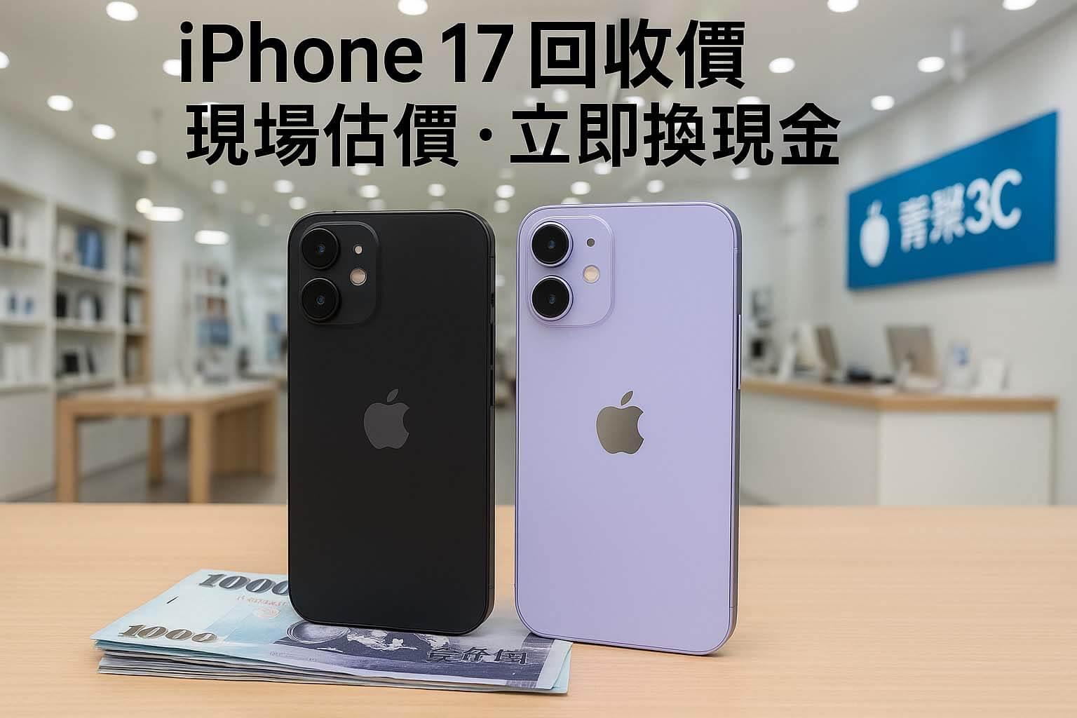 青蘋果3C iPhone 17 收購回收 vs 質借借錢比較