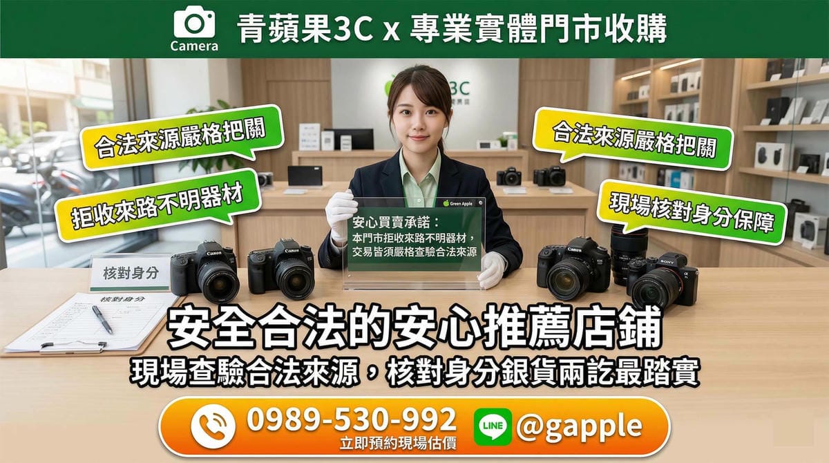 將防潮箱內閒置多年的舊單眼相機與老鏡頭帶至實體門市,透過全台二手相機店推薦首選進行專業估價與殘值搶救